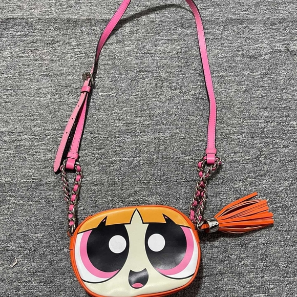 Moschino Handbags - Moschino Powerpuff Girl leather shoulder bag blossom rare Authentic